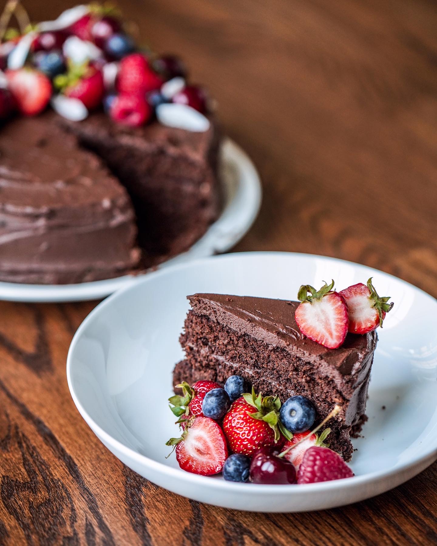 Chocolate Ganache Cake (GF, V) ⋆ Plant-Based Alina